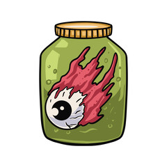 Halloween Illustration Vintage Graphic Flat Icon Logo Skull Design Art Vector