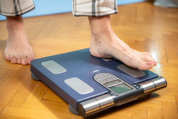 Body fat scale for measuring body composition.