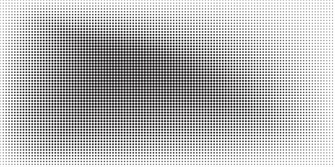 Basic halftone dots effect in black and white color. Halftone effect. Dot halftone. Black white halftone.Background with monochrome dotted texture. Polka dot pattern template.