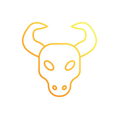 Ox Head vector icon