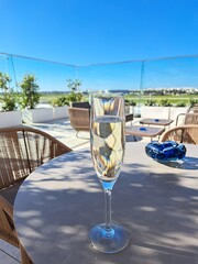 A wine at the Airport