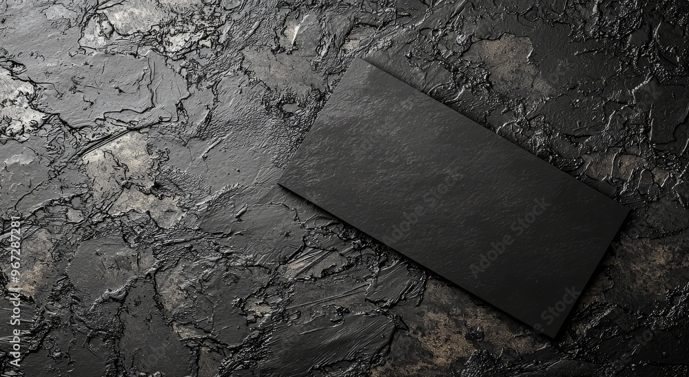 Poster intact menu mock up on wooden plank mock up, a4, side view, 3d rendering. empty notepad with holder 