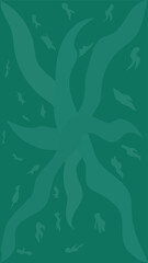 Abstract irregular star wave background