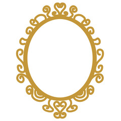 golden mirror frame