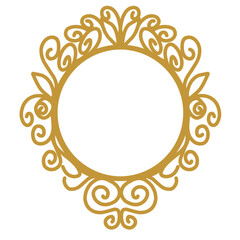 golden mirror frame