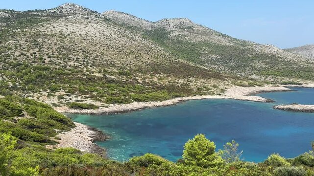 Lastovo island in Croatia landscape
