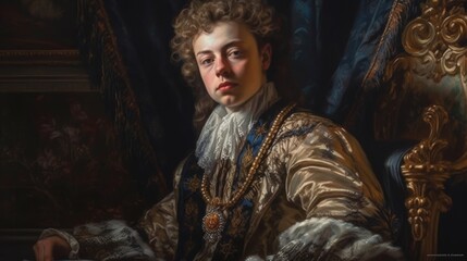Fototapeta premium portrait of a prince