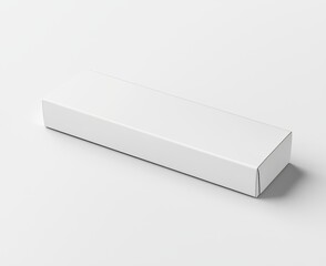 Blank paper pack mock up template with white box design
