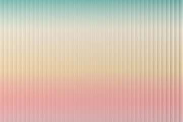 3D ribbed glass with orange background. Refracting the texture of the acrylic ribbed bathtub divider wall.  Polycarbonate panel with wavy vertical stripes