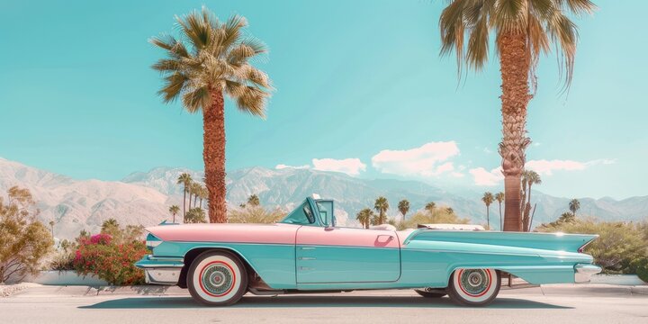 Classic Automobile in Palm Springs