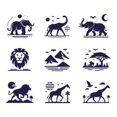 Safari Animals Logo