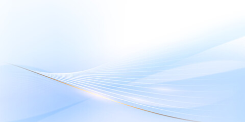 Beautiful abstract blue lines background Vector illustration