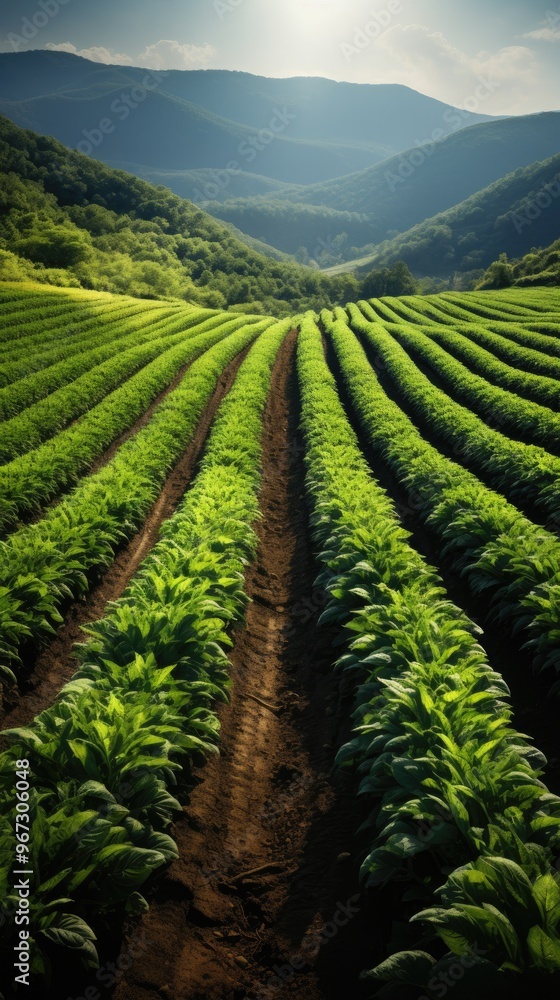 Canvas Prints farming area