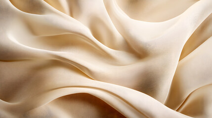 Obraz premium Subtle, flowing lines in sandy beige and pale brown, evoking the image of wind-carved patterns on desert dunes