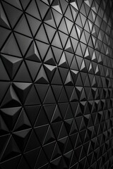 Fototapeta premium Geometric low contrast black overlay with elegant modern patterns in contemporary design