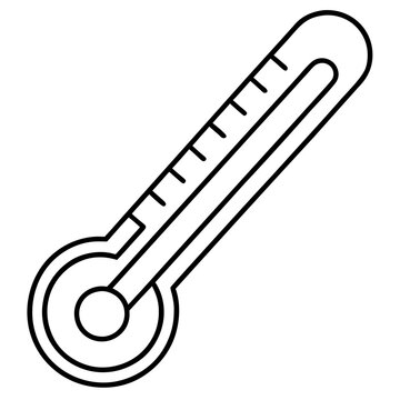 recommend clip art: thermometer outline coloring book page line art illustration digital drawing