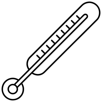 recommend clip art: thermometer outline coloring book page line art illustration digital drawing