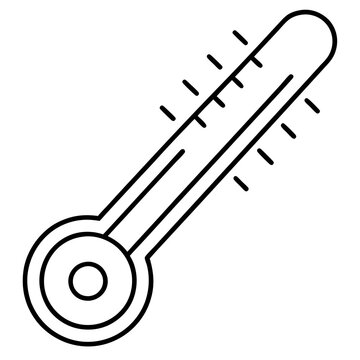 recommend clip art: thermometer outline coloring book page line art illustration digital drawing