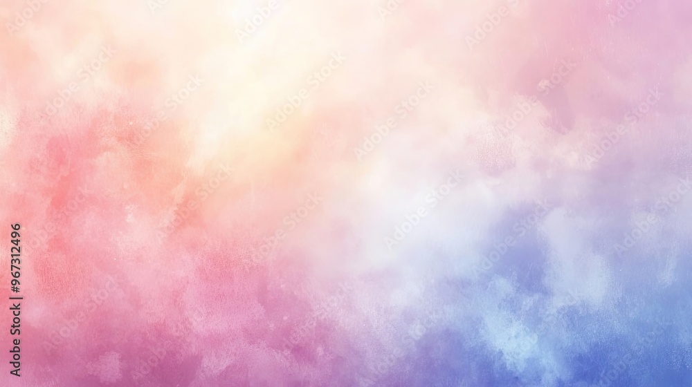 Aufkleber Soft pastel gradient texture with gentle color transitions, ideal for backgrounds, design projects, and artistic creations.