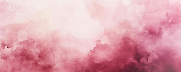 Obraz premium A soft watercolor background featuring gentle pink and red hues, perfect for artistic projects and creative designs.