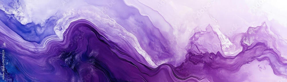 Poster a mesmerizing abstract background featuring flowing purple and blue hues, perfect for artistic proje