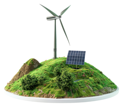 PNG Turbine solar panels outdoors machine.