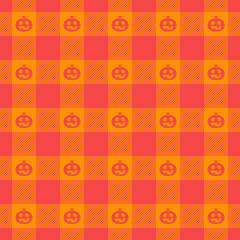 Halloween seamless background with pumpkin for textile fabric design, wrapping paper, website wallpapers, textiles, wallpaper and apparel.