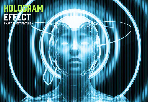 Hologram Effect with Generative AI