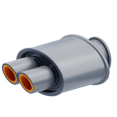 3D Car Muffler for Auto Garage