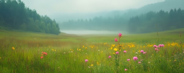 Rain and wind, countryside scene,  Rich jewel tones, Humorous, Timeless Adventure