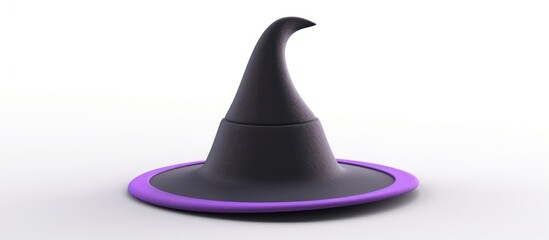 Fototapeta premium Witch's Hat with Purple Trim