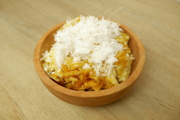 Sawot is a food made from cassava and comes from Indonesia
