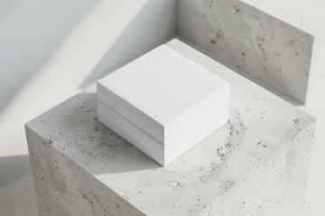 PNG jewelry box mockup, transparent design