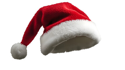 christmas santa claus hat on transparent background png