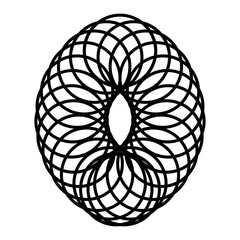 Vector logo Memphis abstract shape of Y2K logo fashion metallic style