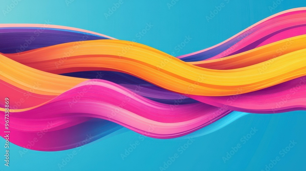 Poster explore a lively realm of sleek design filled with dynamic lines and textures for a fun, techinspire