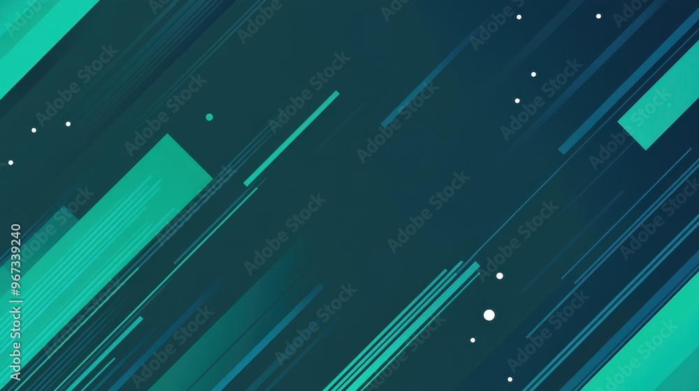 Poster a modern abstract background with green hues and diagonal designs, ideal for adding energy and depth