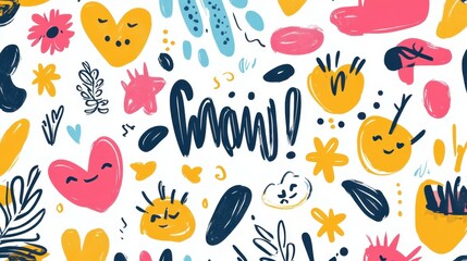 Discover unique, abstract designs that elevate your social media with modern textures and playful artistic flair.