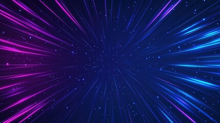 Explore the cosmos with this vibrant vector design capturing swift travels through luminous starry tunnels.