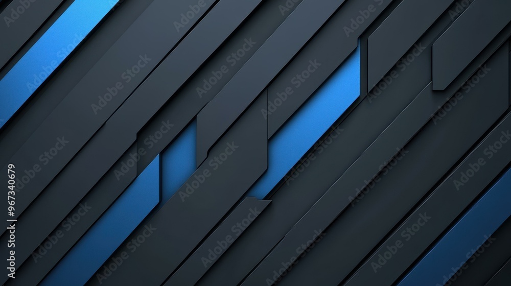 Aufkleber dive into a stunning abstract design that blends dark space with dynamic lines, ideal for elevating 