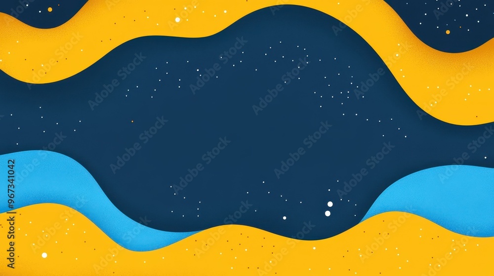 Poster discover vibrant abstract textures in yellow and blue for dynamic visual designs that spark creativi