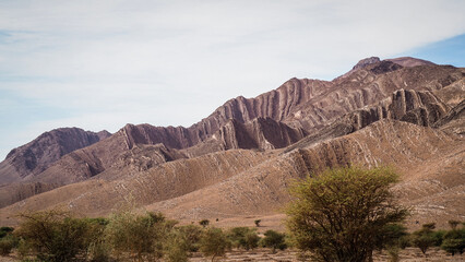 The desert landscape of Southern Morocco