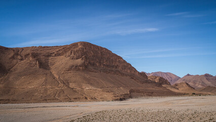 The desert landscape of Southern Morocco