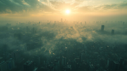 Airborne Microplastics: Invisible Pollutants Over a Polluted City