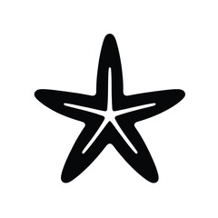 Obraz premium Starfish Silhouette