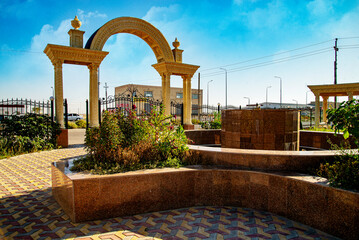 Входная арка ресторана