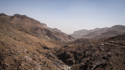 The landscape around Ait Mansour in Morocco