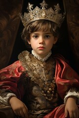 portrait of a young king