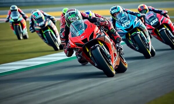 Motorcycle Racing Action