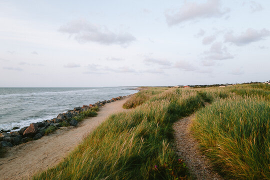 Weg an der K&uuml;ste von Nordj&uuml;tland in D&auml;nemark
